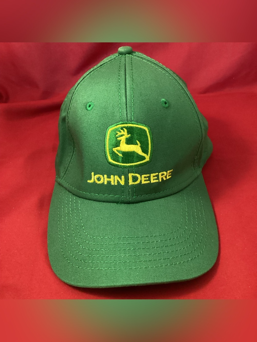 John Deere Green Cap with Yellow Logo